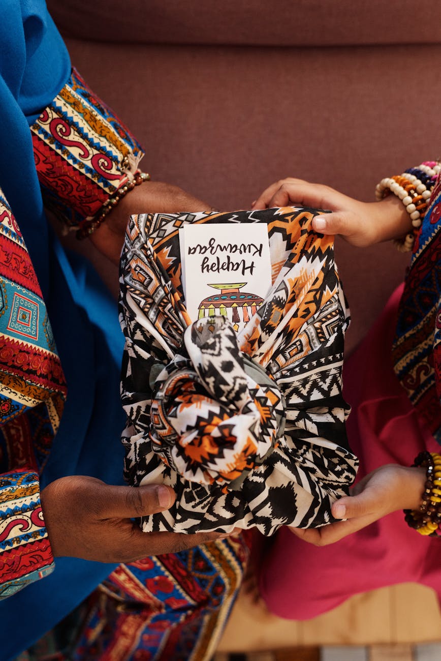 photo of people holding gift presents