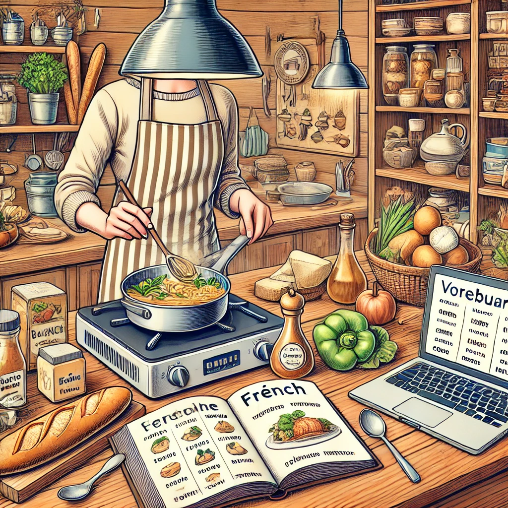 Learning French Through Cooking Recipes and Vocabulary